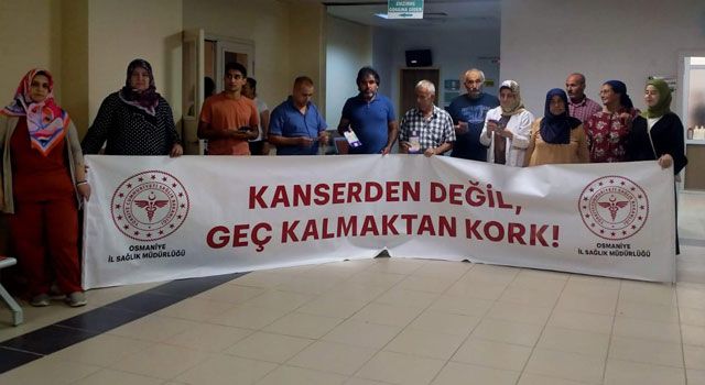Osmaniye’de Kanser Taramaları Ücretsiz Yapılıyor