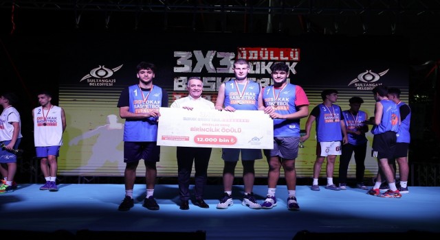 Sultangazide 4. Geleneksel 3x3 Sokak Basketbolu Turnuvası heyecanı doyasıya yaşandı