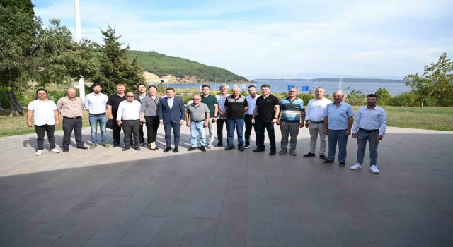 Tarihi Alan Başkanı İsmail Kaşdemir, muhtarlarla bir araya geldi