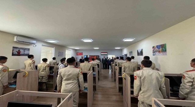 TİKAdan Tacikistan Askeri Lisesine Türkçe dil sınıfı