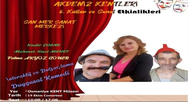 Tiyatro Sanatçısı Çolak, Memleketinde Sahne Alacak
