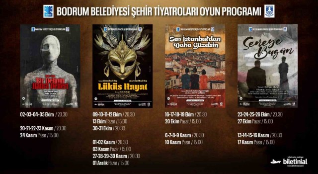 Tiyatrolu günler 1 Ekimde başlıyor