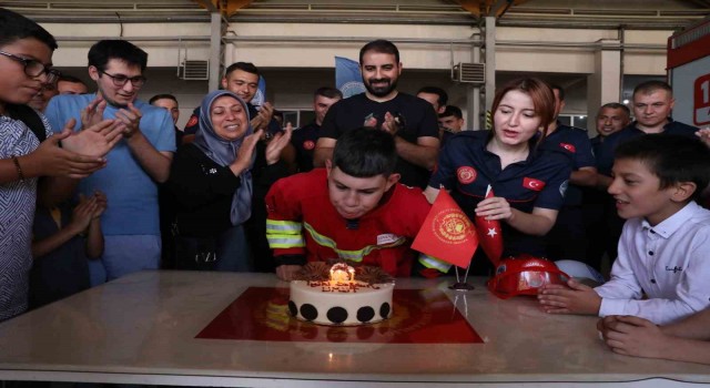 Umut doğum gününde en büyük mutluluğu yaşadı