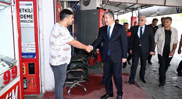 Vali Dr. Erdinç Yılmaz, Esnaf Ziyaretlerinde Bulundu