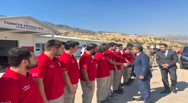 Vali Ekici ilk ziyaretini petrol sahalarına yaptı