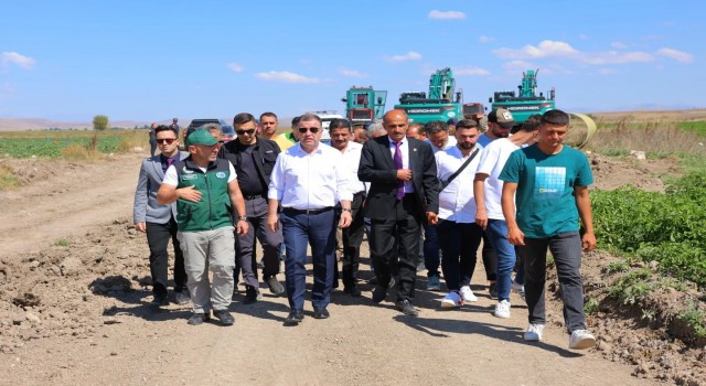 Vali Eldivan, ekili alanlara yeniden su verileceğini belirtti