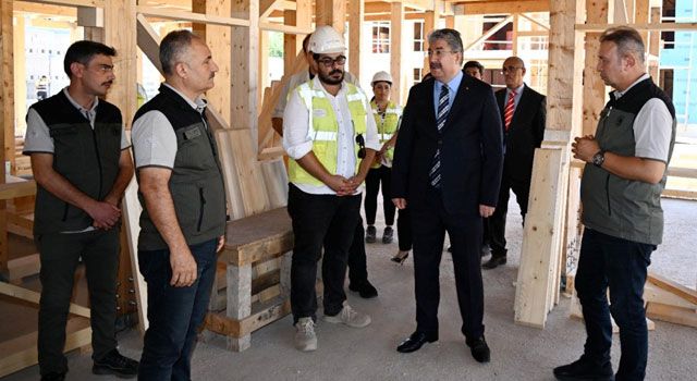 Vali Yılmaz’dan Lojman İnşaatlarına İnceleme