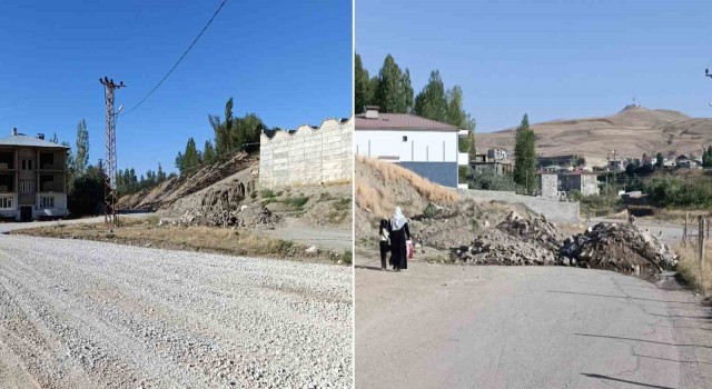 Vanda iki mahalleyi birbirine bağlayan yol yeniden trafiğe açıldı