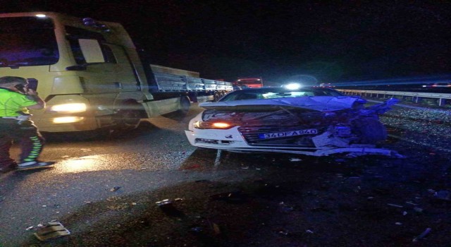 Anadolu Otoyolunda zincirleme kaza: 4 yaralı