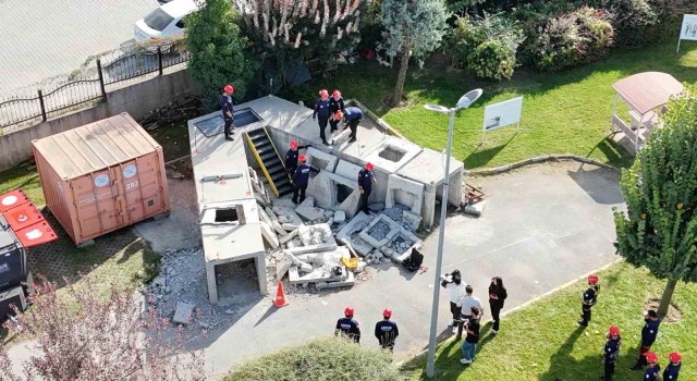 Arnavutköyde gerçeğini aratmayan tatbikat
