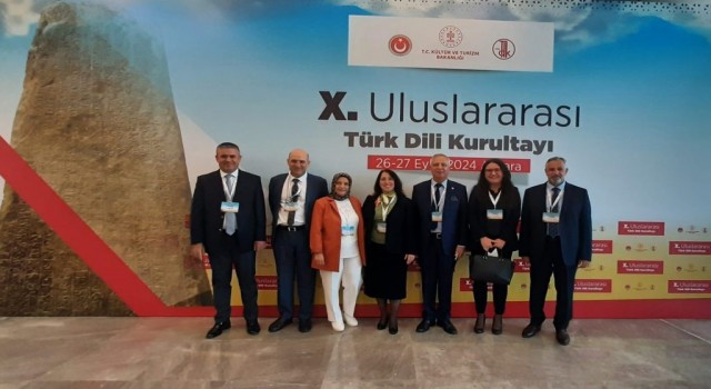 Atatürk Üniversitesi X. Uluslararası Türk Dili Kurultayına katılım