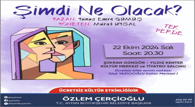 Aydın Büyükşehir, kadına şiddete tiyatro ile dikkat çekecek