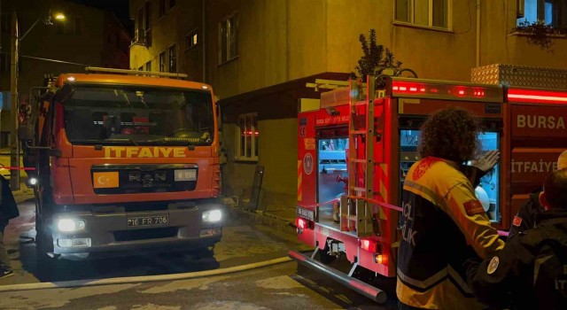 Bursada ev yangınında yatalak hasta ağır yaralandı