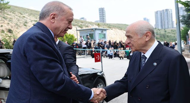 Cumhurbaşkanı Erdoğan ve MHP Lideri Bahçeli Bir Araya Geldi
