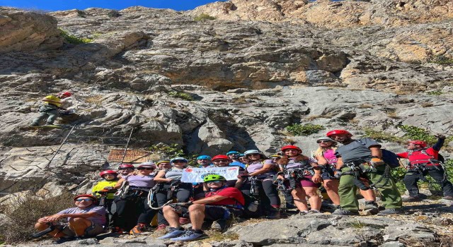 Dağcılar Kemaliyede tırmanış gerçekleştirdi