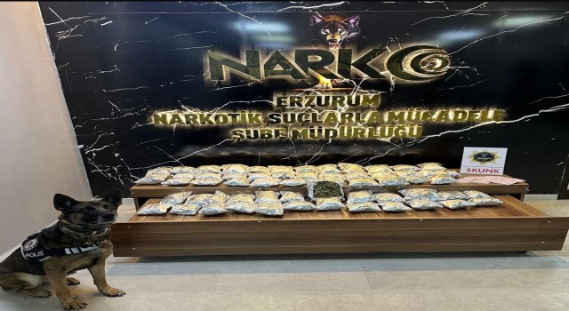 Erzurum polisinden narkotik operasyonu