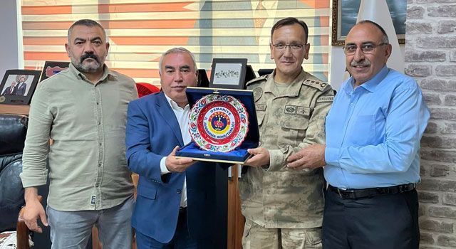 İl Jandarma Komutanı Kıdemli Albay Kaytez’den Ticaret Borsası’na Ziyaret