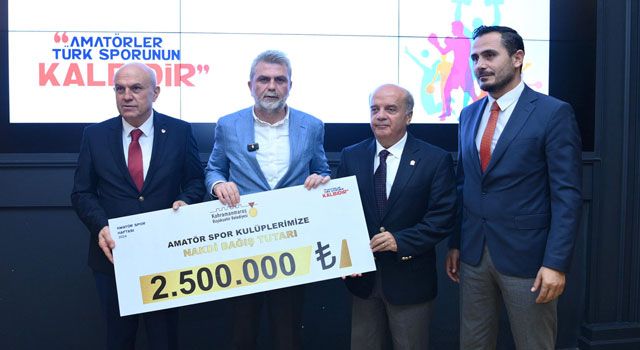 Kahramanmaraş’ta Amatör Spor Kulüplerine 2,5 Milyon TL Destek