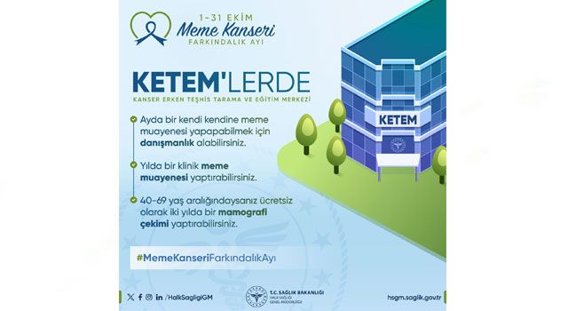 KETEM’den Ücretsiz Mamografi ve Danışmanlık Hizmeti
