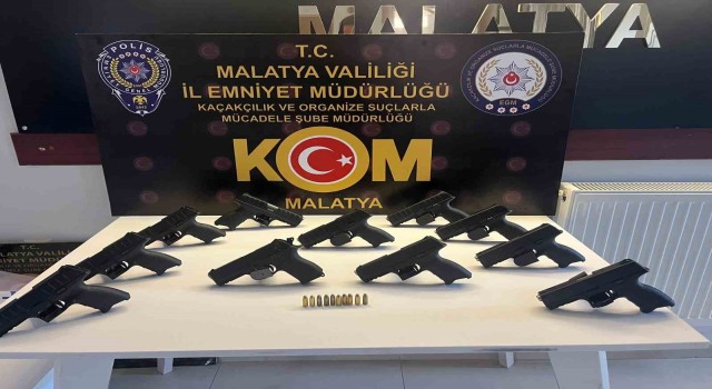 Malatyada yasa dışı silah ticareti operasyonu: 3 tutuklama