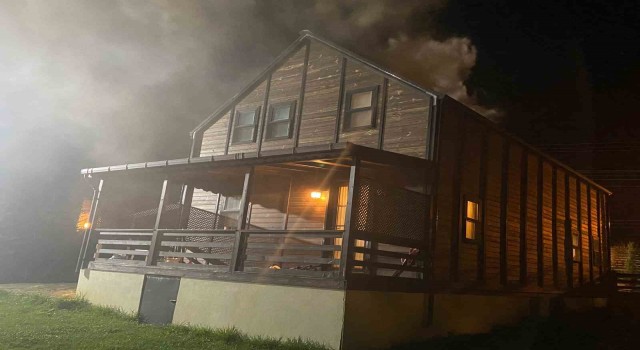 Muratlıda bungalov yangını