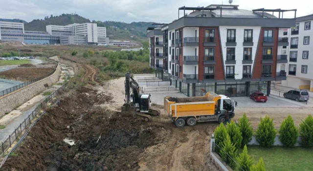 Ordu Şehir Hastanesine ulaşım sağlayacak yol güzergahlarında çalışmalar başlatıldı