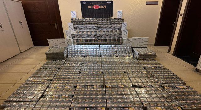 Osmaniye'de 9200 Paket Kaçak Sigara Ele Geçirildi