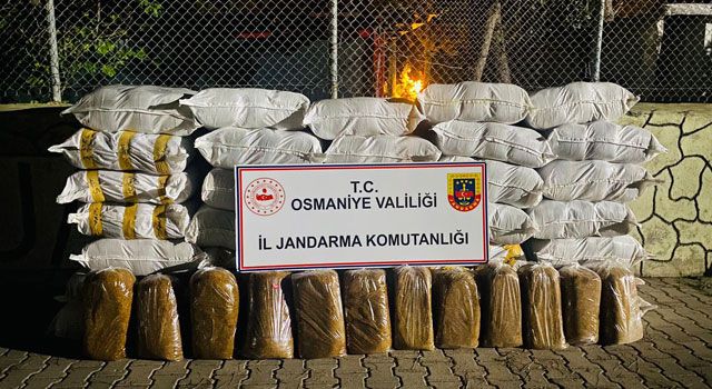 Osmaniye’de Kaçak Tütün Operasyonu: 1,460 Kilo Bandrolsüz Tütün Ele Geçirildi