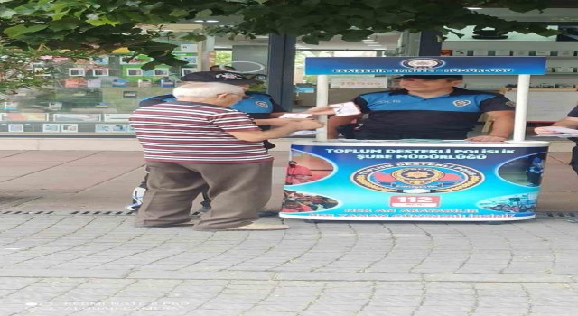 Polis ekipleri bin 635 vatandaşı hırsızlık ve dolandırıcılıkla ilgili bilgilendirdi