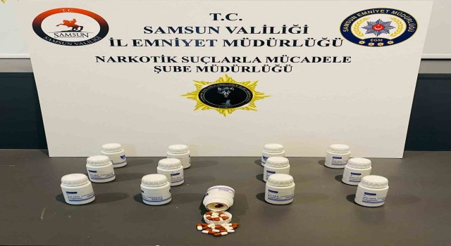 Samsunda 703 adet uyuşturucu hapla yakalanan şahıs gözaltına alındı