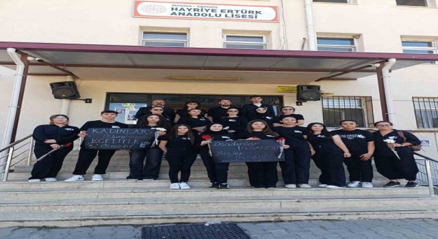 Sarıgöl Hayriye Ertürk Anadolu Lisesinden Kadına Şiddet Kader Değildir programı