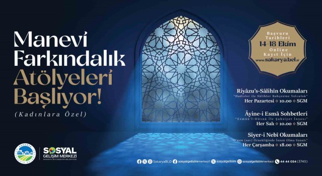 SGMde Manevi Farkındalık Atölyesi başlıyor
