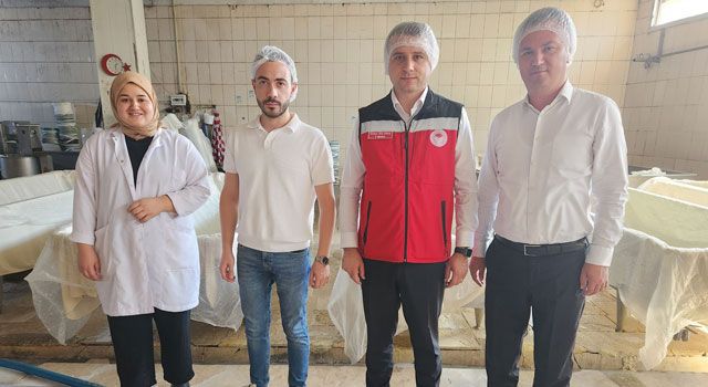 Tarım ve Orman Müdürü Kolabaş, Süt Ürünleri İşletmesini Ziyaret Etti