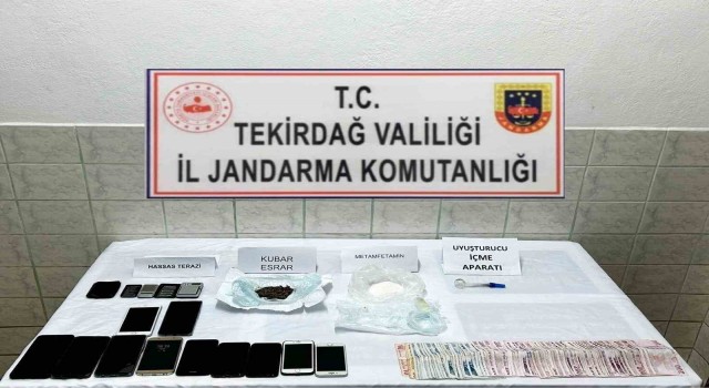 Tekirdağda kaçak alkol ve uyuşturucu operasyonu