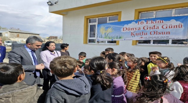 Tekmanda Dünya gıda günü etkinliği