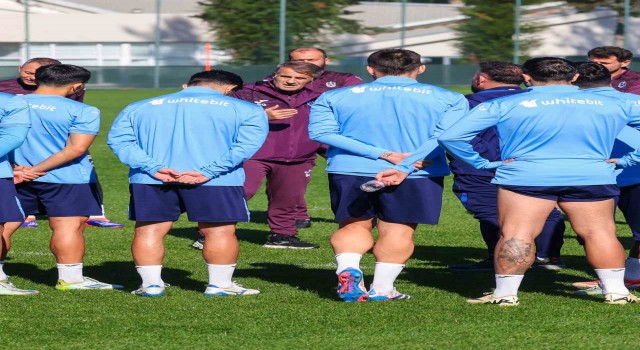 Trabzonspor, Fenerbahçe maçı hazırlıklarını sürdürdü