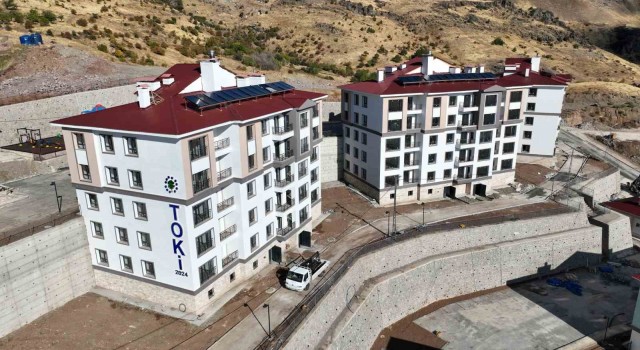 Tuncelide TOKİ ve AFAD tarafından yaptırılan 168 konut bitme aşamasına geldi