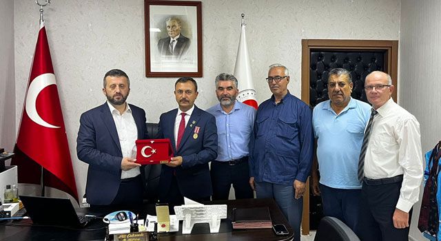 Türkiye Harp Malulü Gaziler Derneği'nden İl Müftüsü Çakmak’a Ziyaret