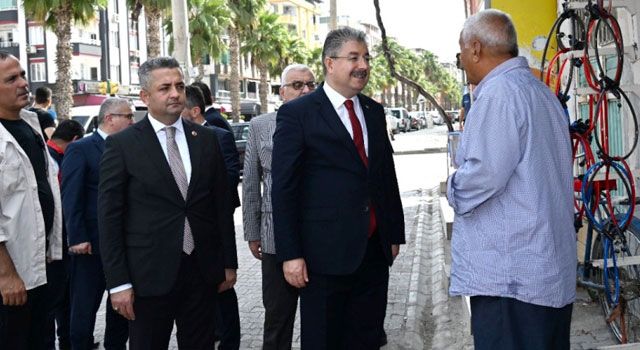 Vali Yılmaz, Esnaflara Ziyarette Bulundu