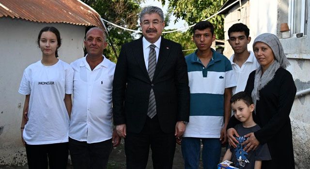 Vali Yılmaz’dan Dört Çocuklu Aileye Anlamlı Ziyaret