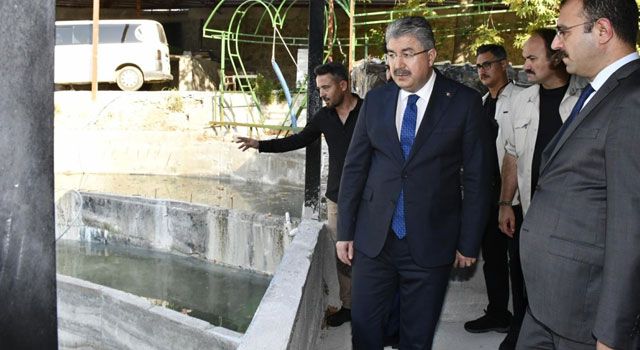 Vali Yılmaz'dan Kokar Kaplıcalarına İnceleme Ziyareti