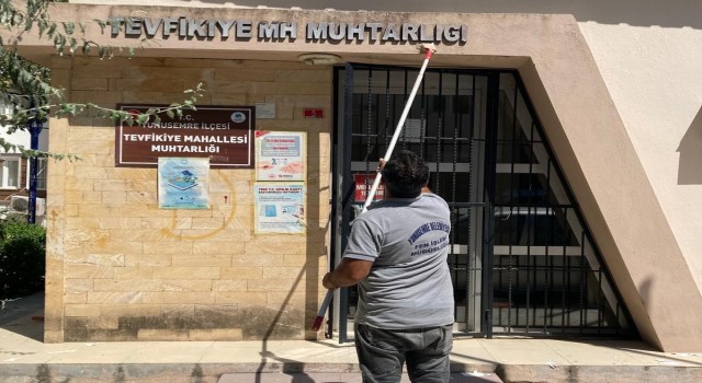 Yunusemreden muhtarlıklara bakım çalışması