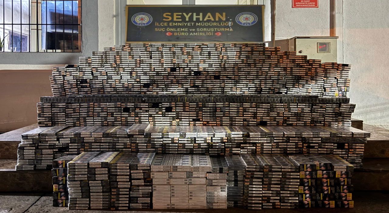 Adana’da 8 Bin 770 Paket Kaçak Sigara Ele Geçirildi