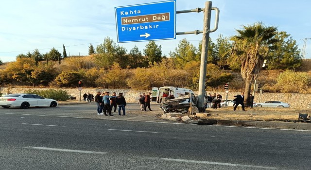 Adıyamanda otomobiller çarpıştı: 7 yaralı