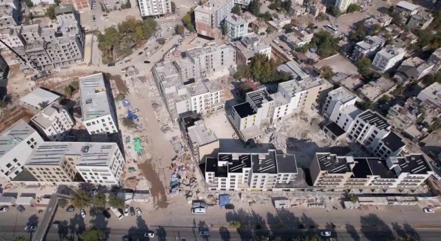 Adıyamanda rezerv alandaki binalar yükseliyor