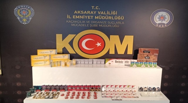Aksarayda kaçakçılığa geçit yok