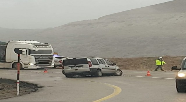 Aşkalede trafik kazası: 1 yaralı