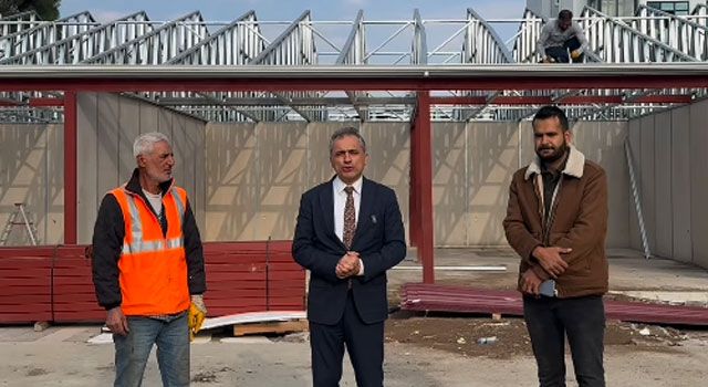 Başkan Çenet: “Geçici Prefabrik Dükkanlarımızı Tamamlıyoruz”