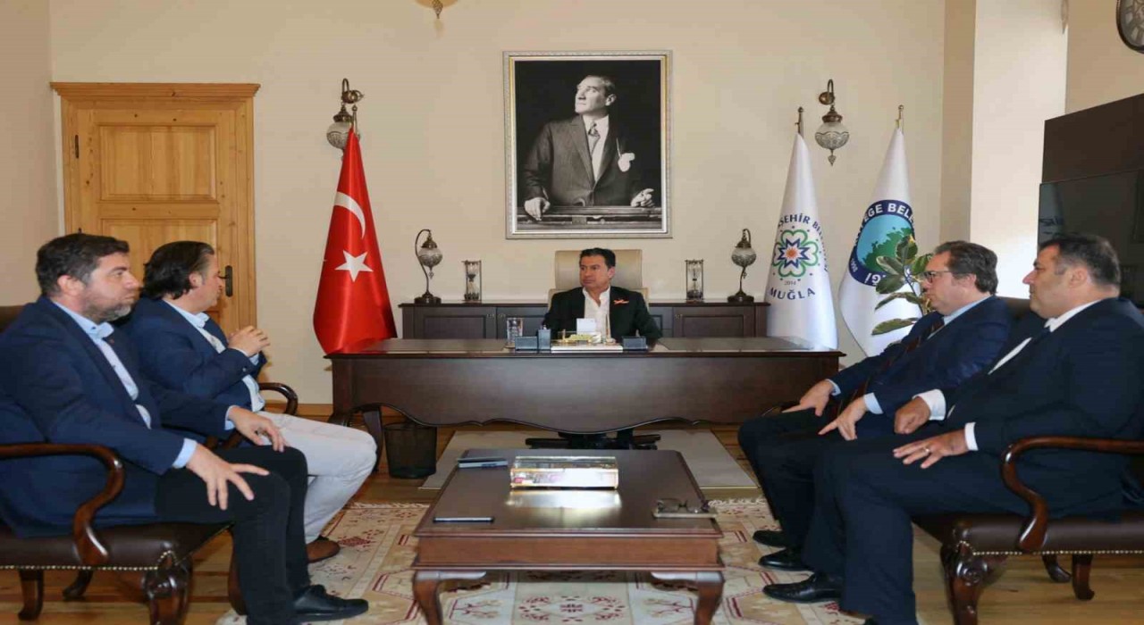 Büyükşehir MUTTAŞ Deniz Hizmetleri A.Şden Başkan Arasa Ziyaret