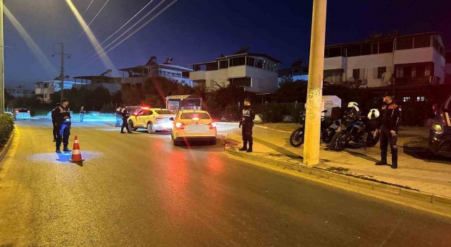 Didimde jandarma ekiplerinden sıcak nokta uygulaması